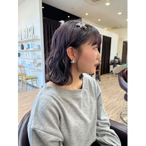 ブリーチ履歴を活かしたdeep　lavender