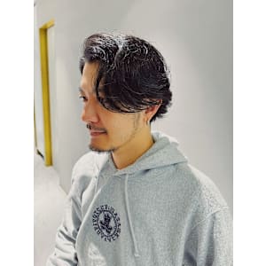 くせ毛風セクシーパーマスタイル