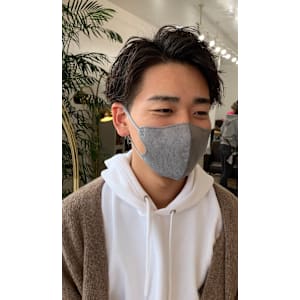 メンズショート×シャドウパーマ