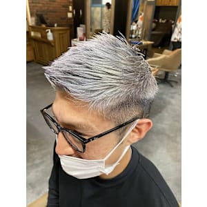 メンズシルバーヘアー