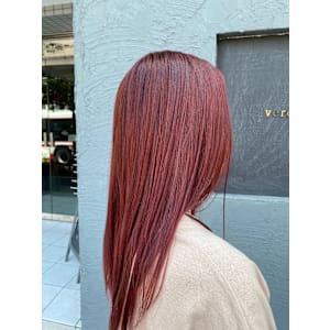 ノーブリーチのピンク系カラー