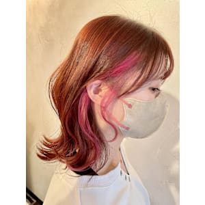 インナーカラーはお好きな色で