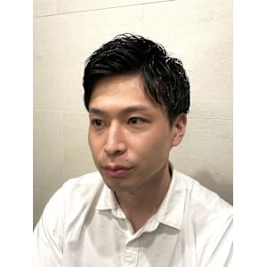 髪質改善アイロンパーマ×ツーブロックショート