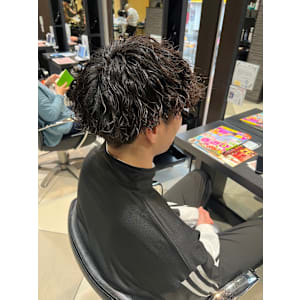 メンズ波巻きスパイラルパーマ