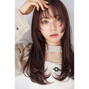 フェイスレイヤー入りワンカールロング