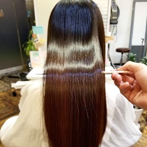 髪質改善ストレート