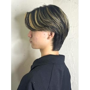 【Reir_下北沢】*メンズ韓国風+メッシュハイライト*