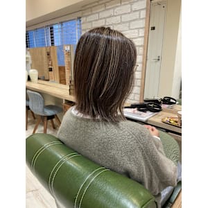 【Ayung銀座】ミディアムレイヤー×ハイライト