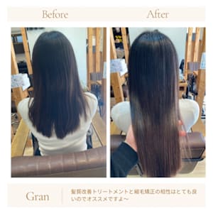 お客様髪質改善データ1652（縮毛矯正と髪質改善）