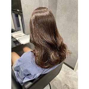 ブリーチ無しで作るブラウンベージュ