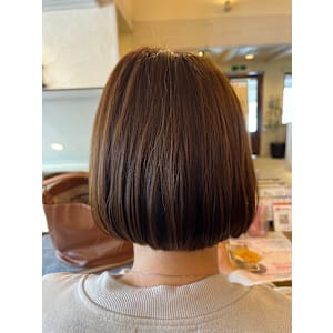 収まり簡単ボブスタイル