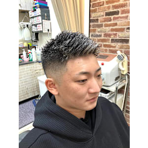 フェードカット+ハイライト