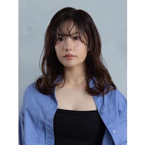 透明感アッシュブラウン