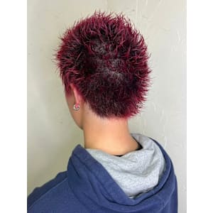 【Reir_下北沢】*メンズスパイキーショート+レッド*