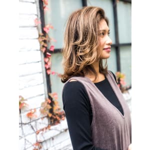 ハイライトカラー白髪ぼかしにも！