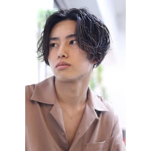 メンズパーマミックススタイル