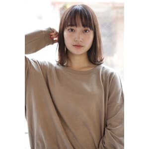 外ハネベージュ