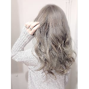 イルミナカラーヌード×ブリーチ2回　ダブルカラー　3Dカラー