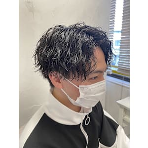 ツイスパ×センターパート