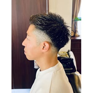 【30代男性】ロンドンショートツーブロック（大宮/バーバー）