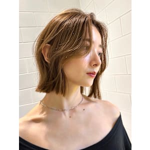 （ABBEY中村光太郎）顔周りレイヤー×ボブ