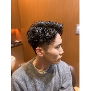 ビジネスウェーブパーマ