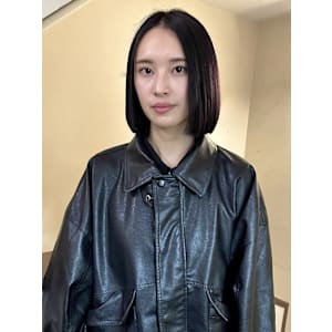 縮毛矯正/straight bob/bordeaux 