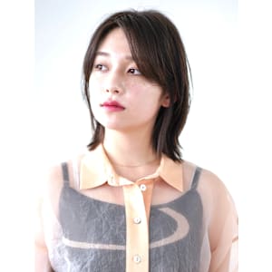 前下がりショート・ボブ/絶壁解消/前髪あり/30代/40代/