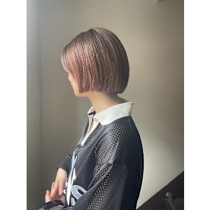 gradation color/beige/pink