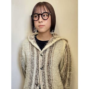 縮毛矯正/warm brown＿下北沢