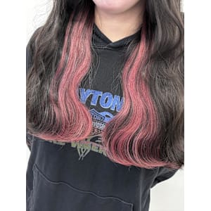 エクステでインナーカラー