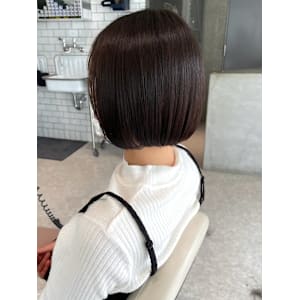 【feliceMICHI 豊田希美】艶髪カラー　ボブ