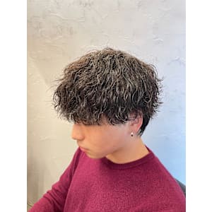 強め波巻き×マッシュ