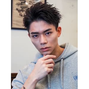 かき上げリバースショート