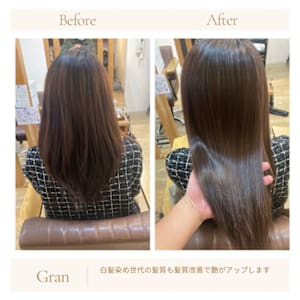 お客様髪質改善データ1657（髪質改善白髪染め） - Grand × AtlierDonguri【グランバイアトリエドングリ】掲載中