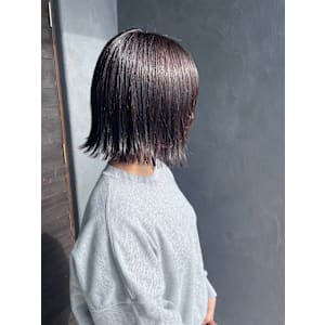 切りっぱなしボブ