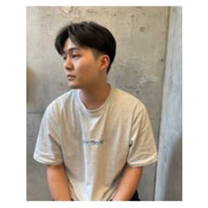 地下風ストレート　ツーブロック　刈り上げ　代官山　中目黒