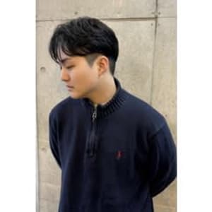 シースルーマッシュ　ショート　センターパート　代官山　中目黒