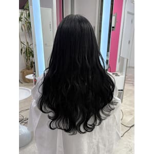 黒髪エクステロング