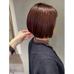 30代40代50代大人ショートボブラベンダーブラウン髪質改善 - antwerp TOKYO【アントワープトウキョー】掲載中