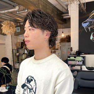 メンズウルフパーマ