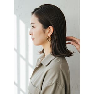 髪質改善ニュアンスカラーツヤ髪スタイル力石サトシ