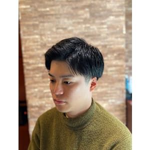 銀座 ナチュラル ツーブロック