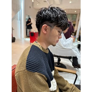 【 メンズワイルドマッシュ × ミックスパーマ  】