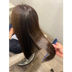 髪質改善ヤクジョカラーで作るマロンブラウン