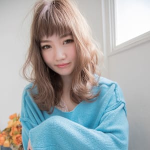 ☆ほつれウェーブ×ミルキーベージュ☆-新宿店-