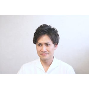 アップバングショート×パーマ