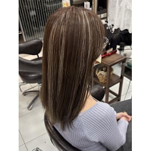 大人ハイライト/コントラスト/白髪ボカシ　錦糸町北口