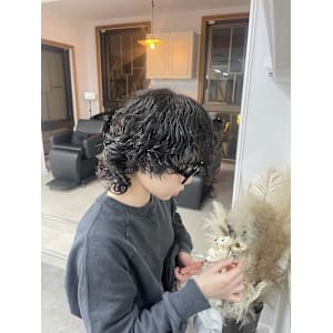 ウルフパーマ/ショートウルフパーマ/ショートパーマ
