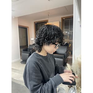 プードルパーマ/ニュアンスパーマ/ウルフカット